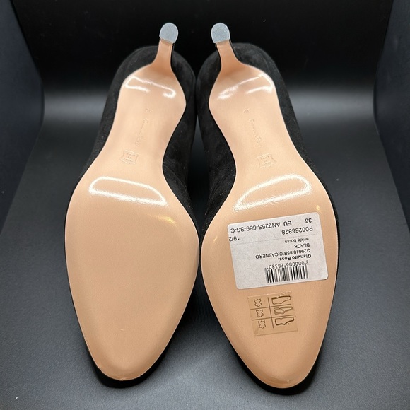 Gianvito Rossi Suede Heeled Ankle Boot Size 36 NWOB - Picture 6 of 7